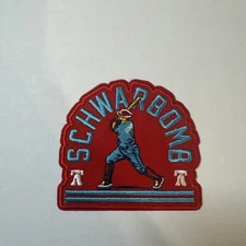 Phillies Schwarbomb Iron On Patch