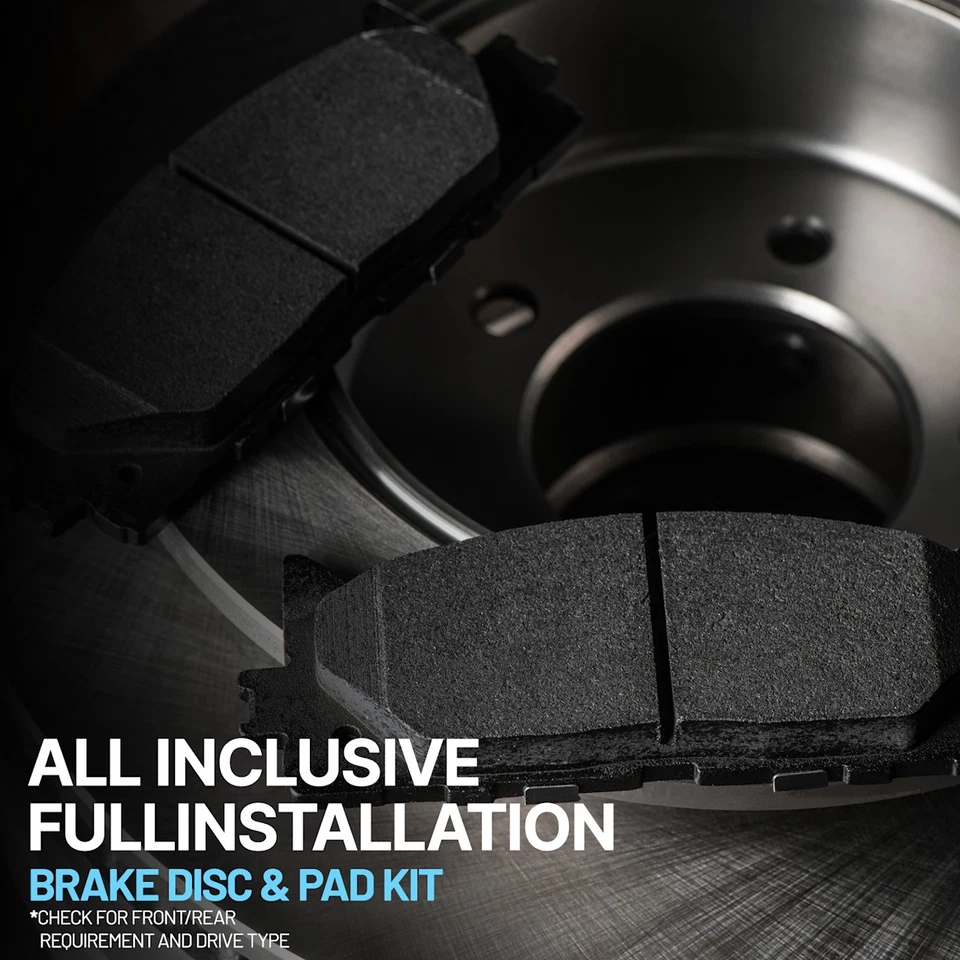 Front Disc Brake Rotor and Pad Kit For 1999-2004 Honda Odyssey 2001-02 Acura MDX Foto 4 de 4