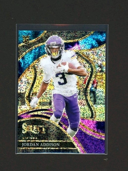 2023 Panini Select Cosmic Jordan Addison #254 Rookie RC