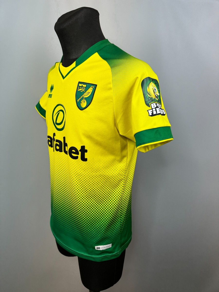 NORWICH CITY 2019 2020 PUKKI HOME SHIRT FOOTBALL SOCCER JERSEY