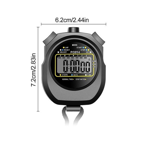 Electronic stopwatch timer For sports fitness training J8L8 C1S7 - Picture 13 of 13