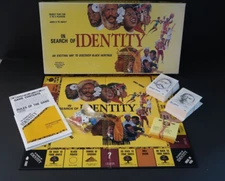 In Search of Identity Discover Black Heritage History Board Game 1984 COMPLETE