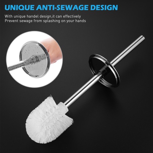 Juego de cepillo y soporte para inodoro y soporte para inodoro de baño - Imagen 10 de 12