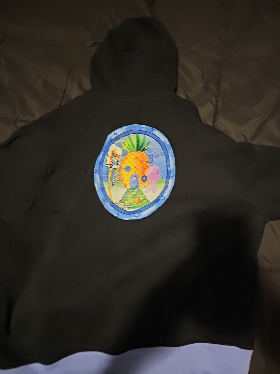nike kyrie spongebob pineapple fleece hoodie