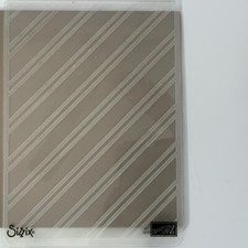 Stampin Up Big Shot Embossing Folder STYLISH STRIPES Dies Sizzix