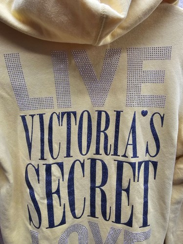 Victoria's Secret Supermodel Essentials Rhinestone Hoodie XS - Picture 4 of 6