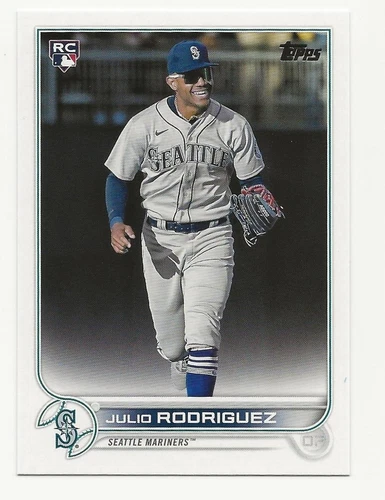 2022 Topps Factory Set JULIO RODRIGUEZ Rookie Image Variation SP MARINERS RC 659