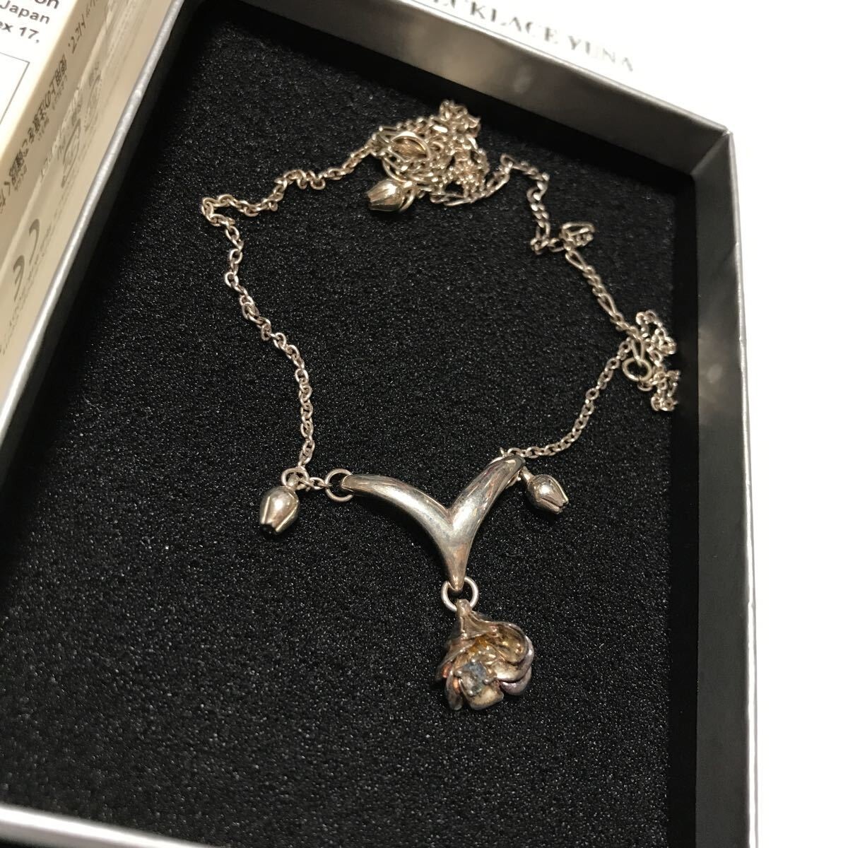 Final Fantasy X Yuna Silver Necklace Pendant Official jewelry 
