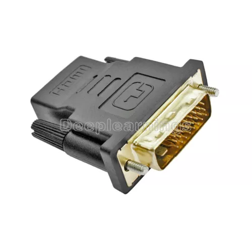 24+1Pin DVI Male to HDMI Female adapter Gold-Plated M F Converter For HDTV LCD s