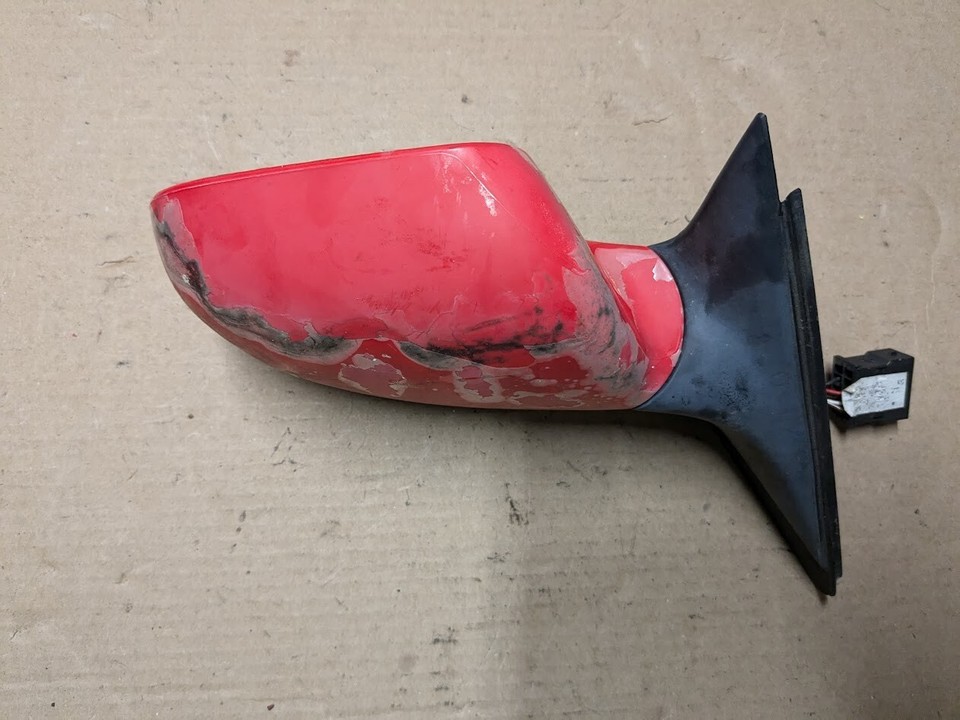 Audi A4 B5 Right Side Exterior Mirror Passenger Red 8D0820951 eBay