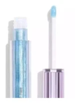About-Face by Halsey Light Lock Lip Gloss in Unholy Blue Glitter Sparkling Shine