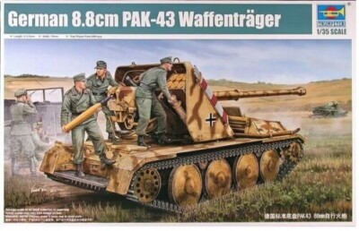 Trumpeter 1/35 German 8.8cm PaK-43 Waffentrager #05550 #5550  Shrink Wrap