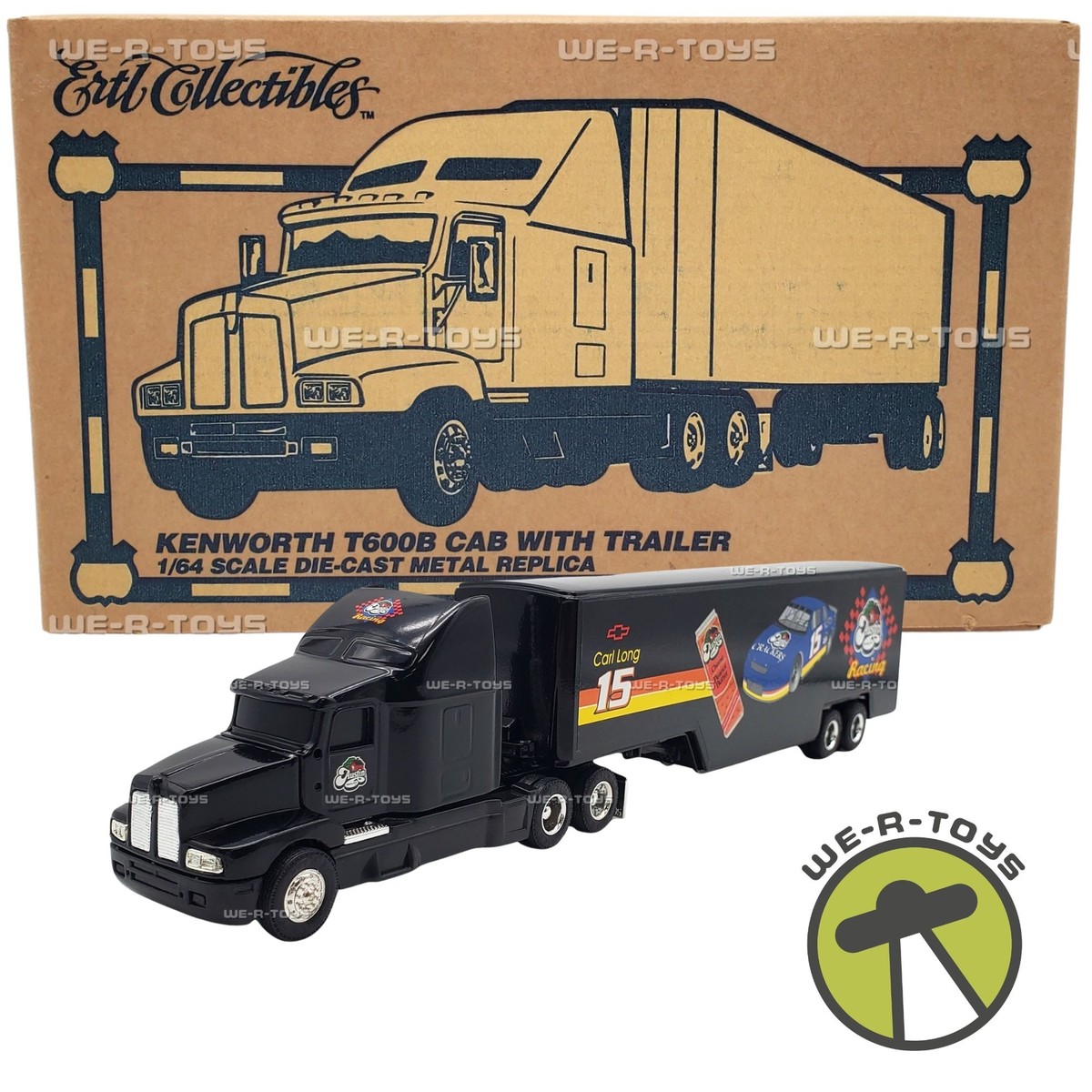 ERTL Collectibles Kenworth T600B Cab With Trailer 1/64 Scale