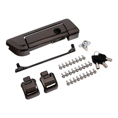 Gunmetal Pack Trunk Latch Hinges Kit Fit For Harley Touring Street Gilde 2014-UP
