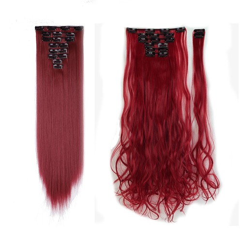 US New Opening Low Price 8PC/Set Clip in Hair Extensions Natural As Human #ZY - Picture 26 of 38