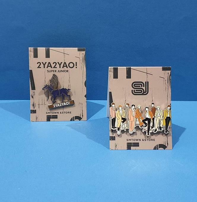 SUPER JUNIOR SJ TIMELESS SMTOWN OFFICIAL GOODS DIY ARTIST PIN