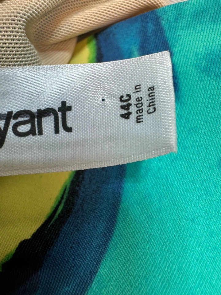 Traje de baño acanalado para mujer Lane Bryant talla 44C azul traje de baño playa costa Foto 3 de 4