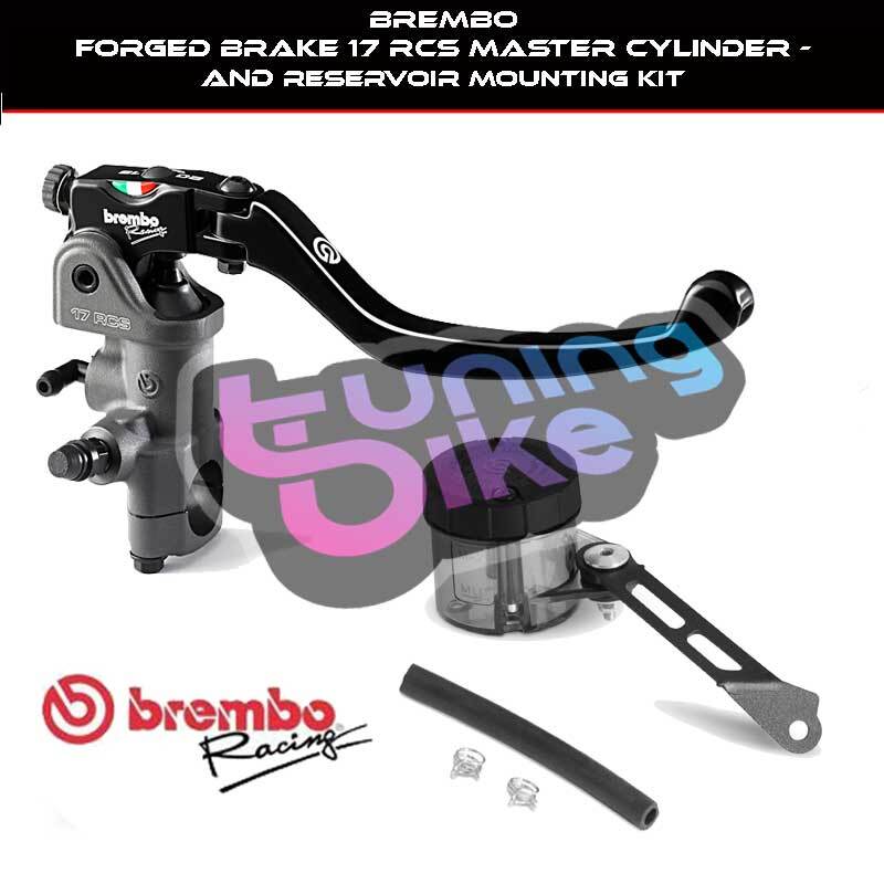 Pompa Freno Brembo Racing 17RCS Corsa Corta - Radiale, Regolabile, Con Staffa E Serbatoio - Foto 4