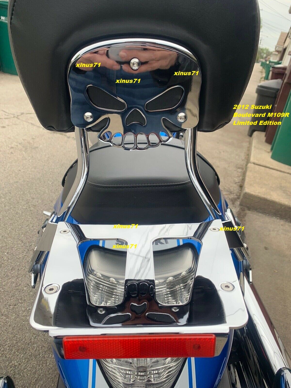 Sissy Bar Backrest Luggage Rack & Docking Hardware Suzuki Boulevard