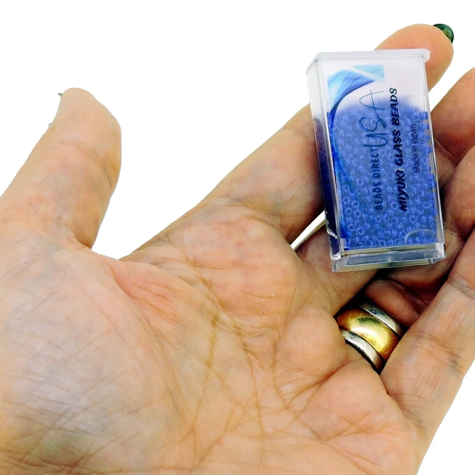 Juego de 10 Colores - Cuentas Semilla Redondas Miyuki Talla 11/0, 100 Gramos - Básicas Opacas Foto 3 de 4