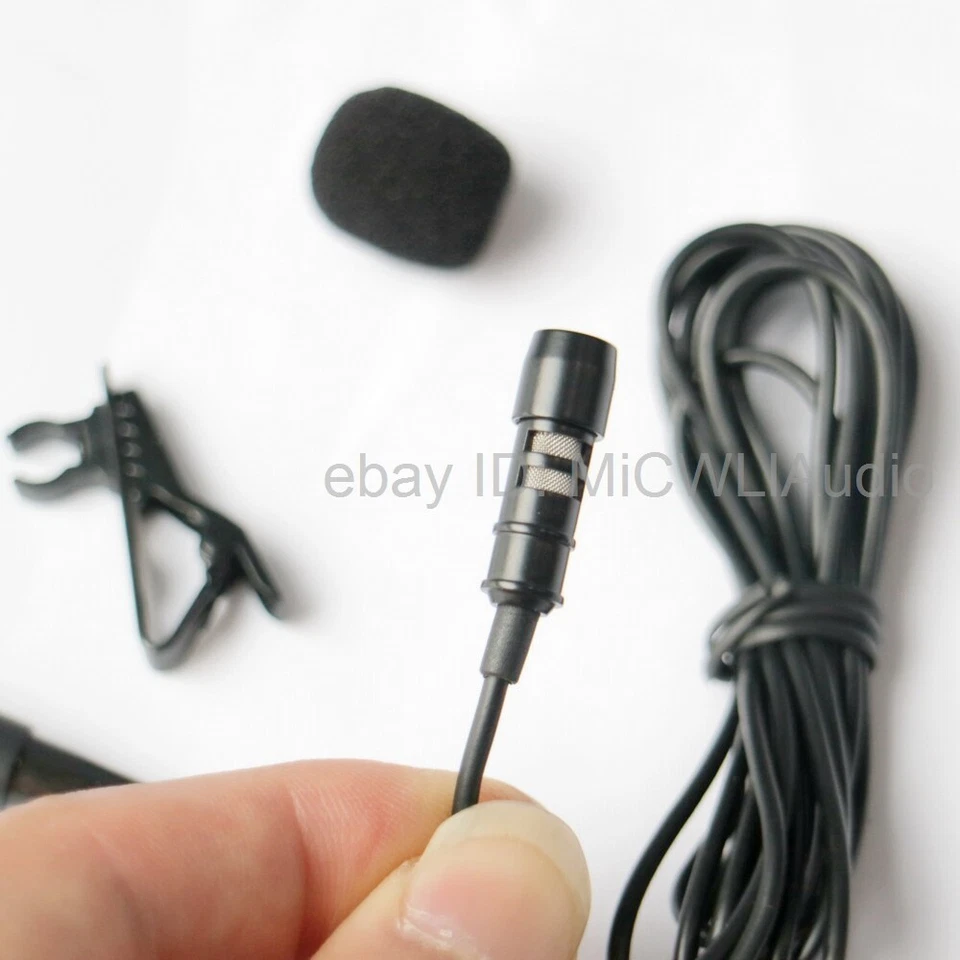 C418 Clip Lavalier Microphone For AKG Wireless TA3-F mini XLR 3Pin 2m wire - Image 4 of 4