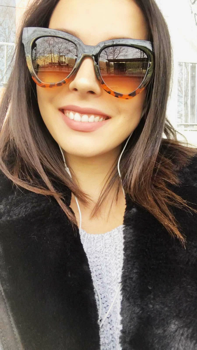 Lunettes de soleil Femme Design Oeil de Chat eBay