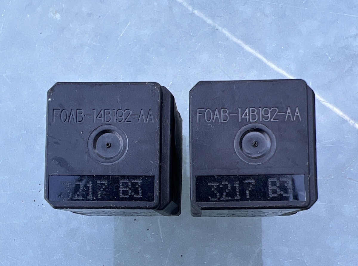 2 Pcs) FOAB-14B192-AA 5 Pin Multipurpose Relay HQTB PBT-GF20 OEM | eBay