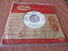 Platters/Smoke Gets in Your Eyes/Rare 45 Promo Misprint/1958/Mercury/SVG to VG