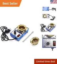 Durable 150W Solder Pot - 200°-450°C Adjustable Temperature & Extra 50mm Pot