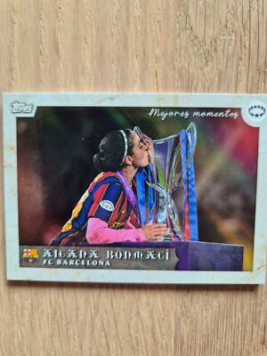 Carte Sportive Topps 2023-24 Aitana Bonmati Platinum - Georgia Stanway 7/10