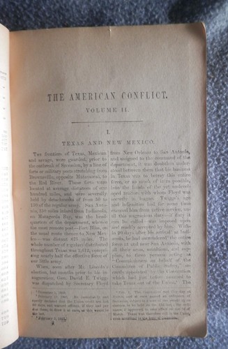 THE AMERICAN CONFLICT by Horace Greeley VOL. I & II 1776-1865, printed 1899 - Foto 21 di 23