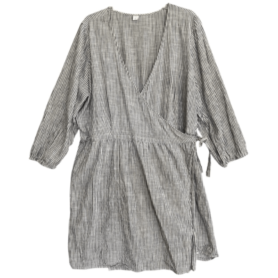 Old Navy Striped Linen Dress Womens XXL Beachy Blue White Preppy Coastal Resort | eBay Old Navy Striped Linen Dress Womens XXL Beachy Blue White Preppy Coastal Resort | eBay