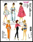 McCall's 6260 BARBIE Fashion Doll Pattern Gina Babs Tammy Tina Polly Liza