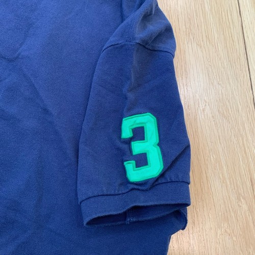 Polo Ralph Lauren Shirt Mens M Blue Polo Big Pony #3 Custom Preppy - Picture 7 of 7