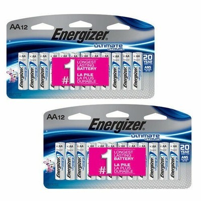 24 Energizer Ultimate (L91SBP-12) Exp 2038 - Sealed & New!