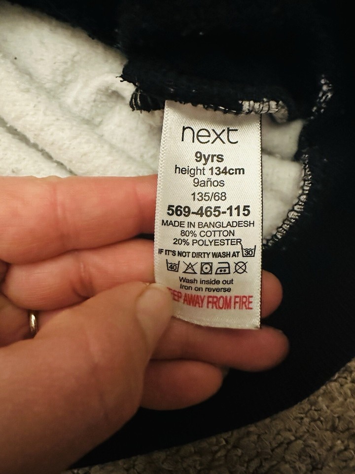 Next Boys combat style 2 Piece Set Hooded Jumper And Joggers 78 Years