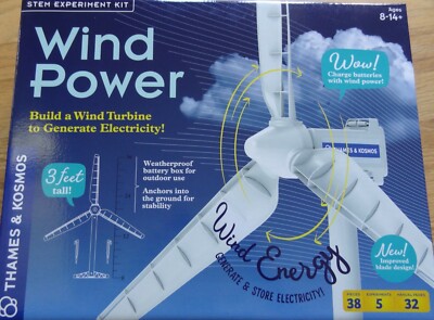 Wind Power 4.0 Stem Experiment Kit Turbine Energy Generate Electricity 627929