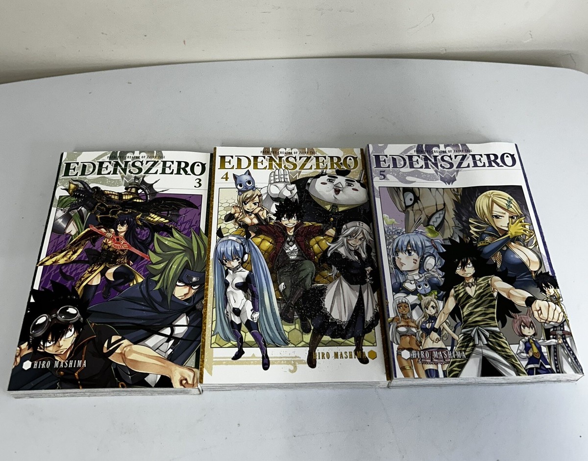 Edens Zero Manga Lot - Books 3-5 ( 3,4,5 ) Hiro Mashima - Kodansha