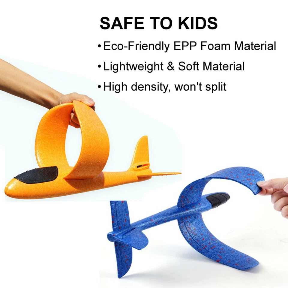3pk Extra Large Foam Flying Gliders Plane Aeroplane Kids Children Outdoor Toy - image 3 of 4