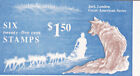 U.S. Booklet Of 6 Scott #Bk151 1988 25ct Jack London Mint Plate #1