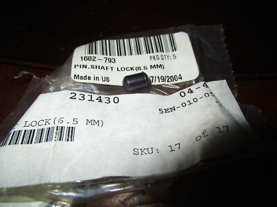 Arctic cat OEM pin lock new 1602-793