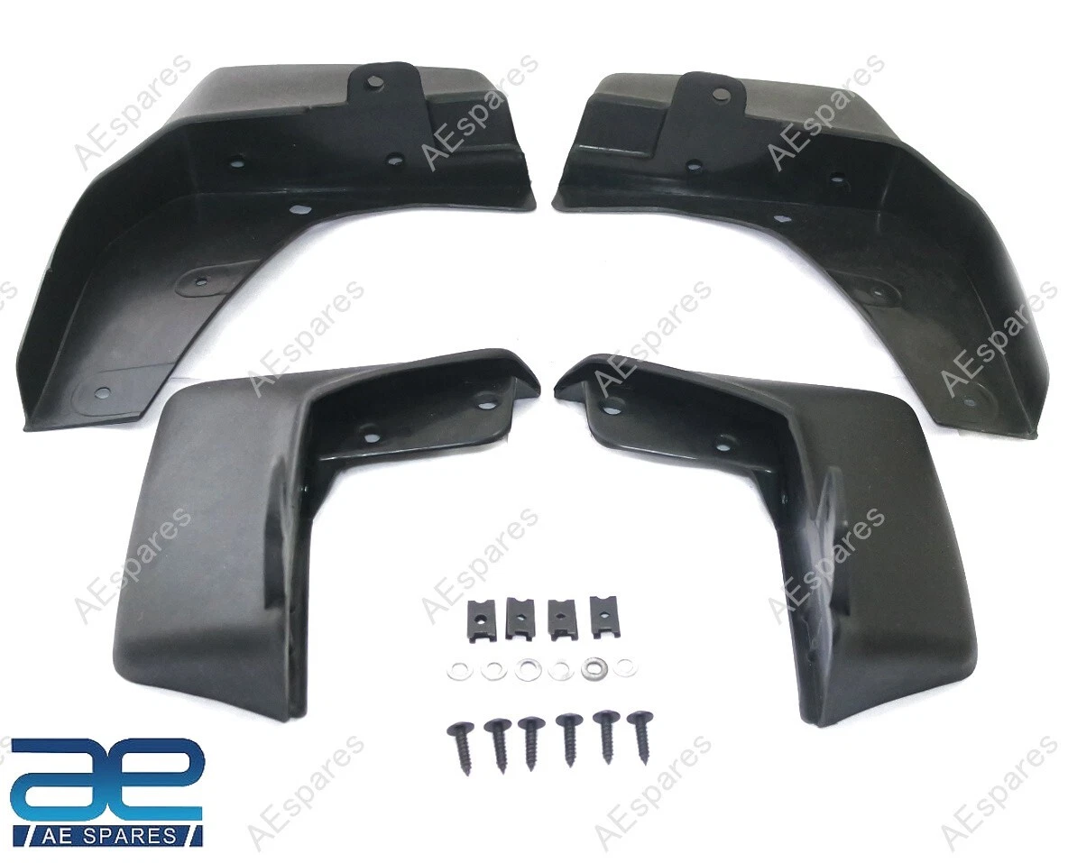 Mud Flap Set of 4 Black For Ford EcoSport Type 1 2013-2017 view 3