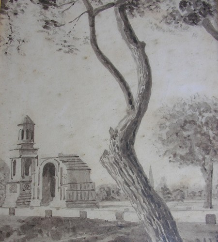 St Rémy de Provence. Mausolée des Julii et Arc de Triomphe Peinture originale. - Picture 2 of 3