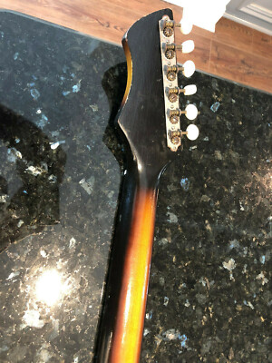 Silvertone Electric Guitar 60s Vintage with Case MADE IN USA