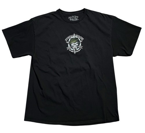 Vintage Black Ink Design Special Forces T-Shirt Men’s Size XL