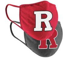 NCAA Colosseum Rutgers Scarlet Knights 2-pack Face Mask Adult Unisex New