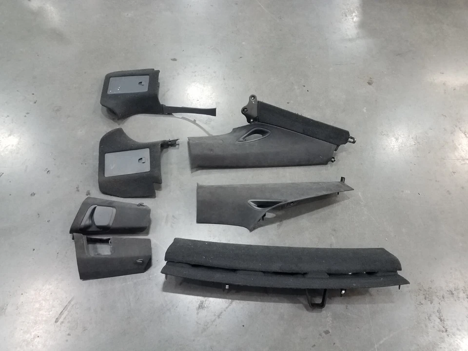 2015 Porsche 911 Turbo S 991 Alcantara B / C Pillar / Misc Trim Panels #0222 LL6 - Image 2 of 4