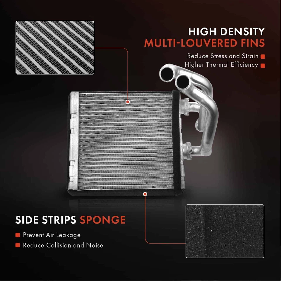 Núcleo de calefacción de climatización para Chevrolet Spark 2016-2021 voltios 2016 1,2 L 1,4 L 1,5 L aluminio Foto 4 de 4