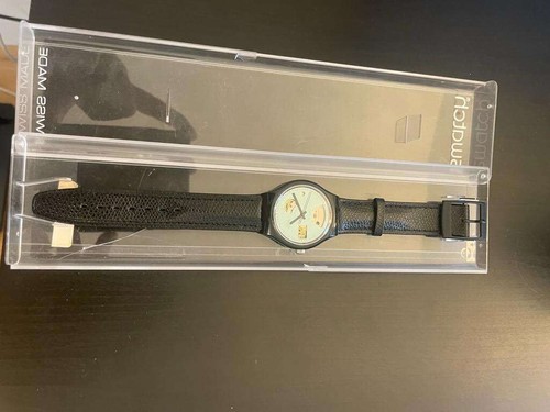 Swatch Black Motion 1991, 1. Version - Foto 2 di 3