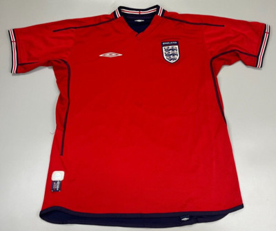 England 2002/2004 Umbro Away Football Shirt Men's Size L Large
